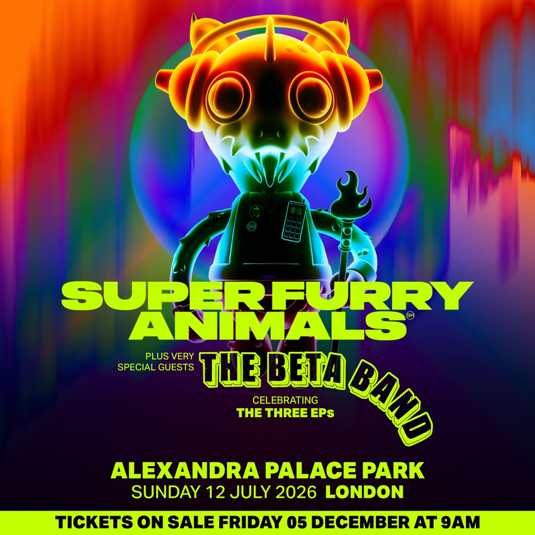 Super Furry Animals at Alexandra Palace Park with very special
