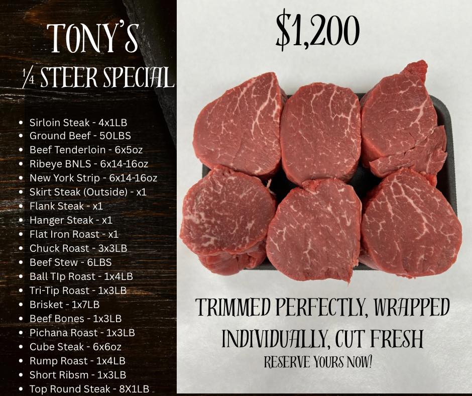 Tony's Butcher Shop added a new... - Tony's Butcher Shop
