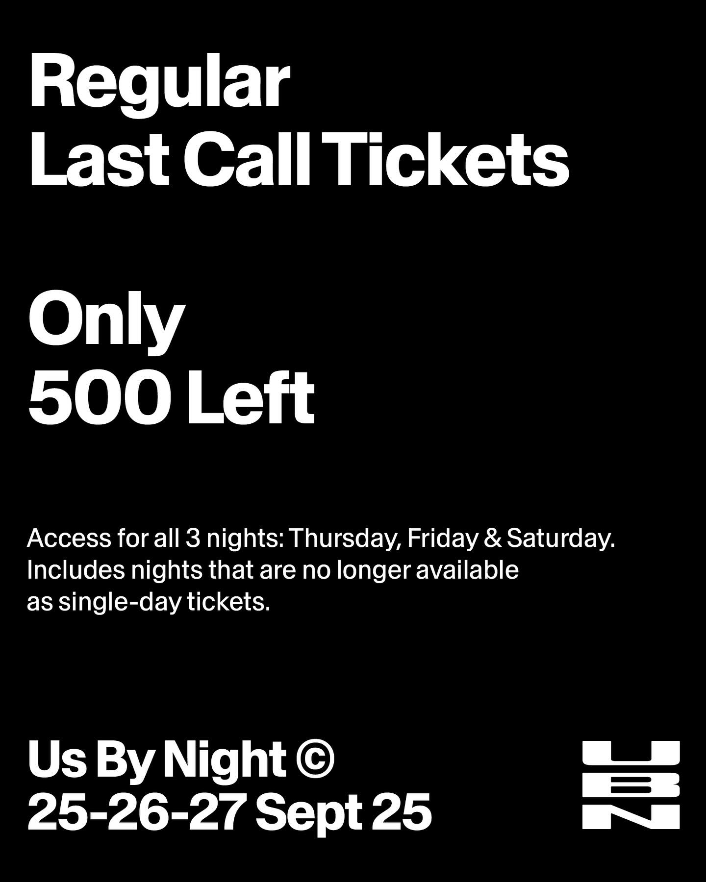 Us - Tickets are moving fast. 🎟🚨 Only a limited number of spots left ...