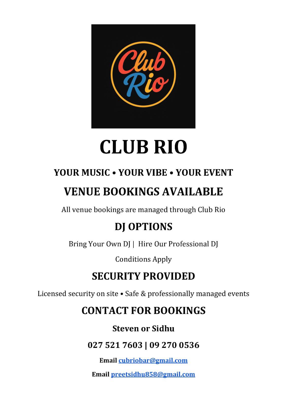 Club Rio | Auckland