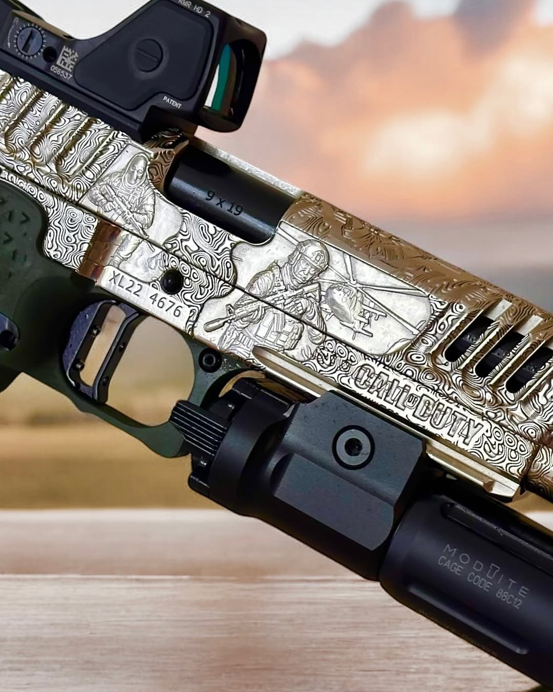 💥📸• @tee_gun_vault STACCATO CUSTOM XL PORTED “CALL OF DUTY” 1 OF