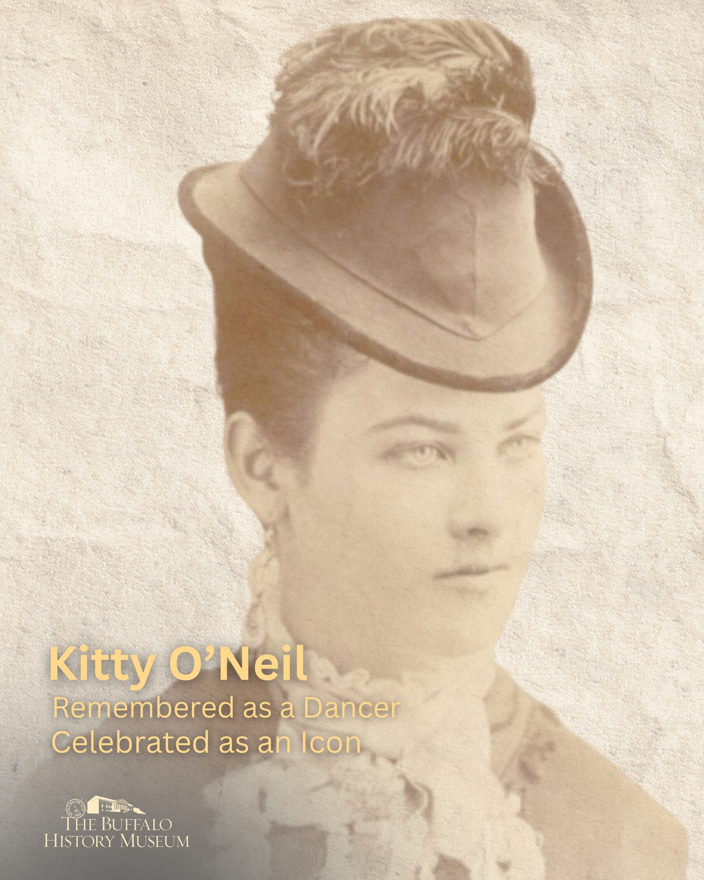 Kitty O'Neil, born in 1855 in Buffalo, New York, became one of the
