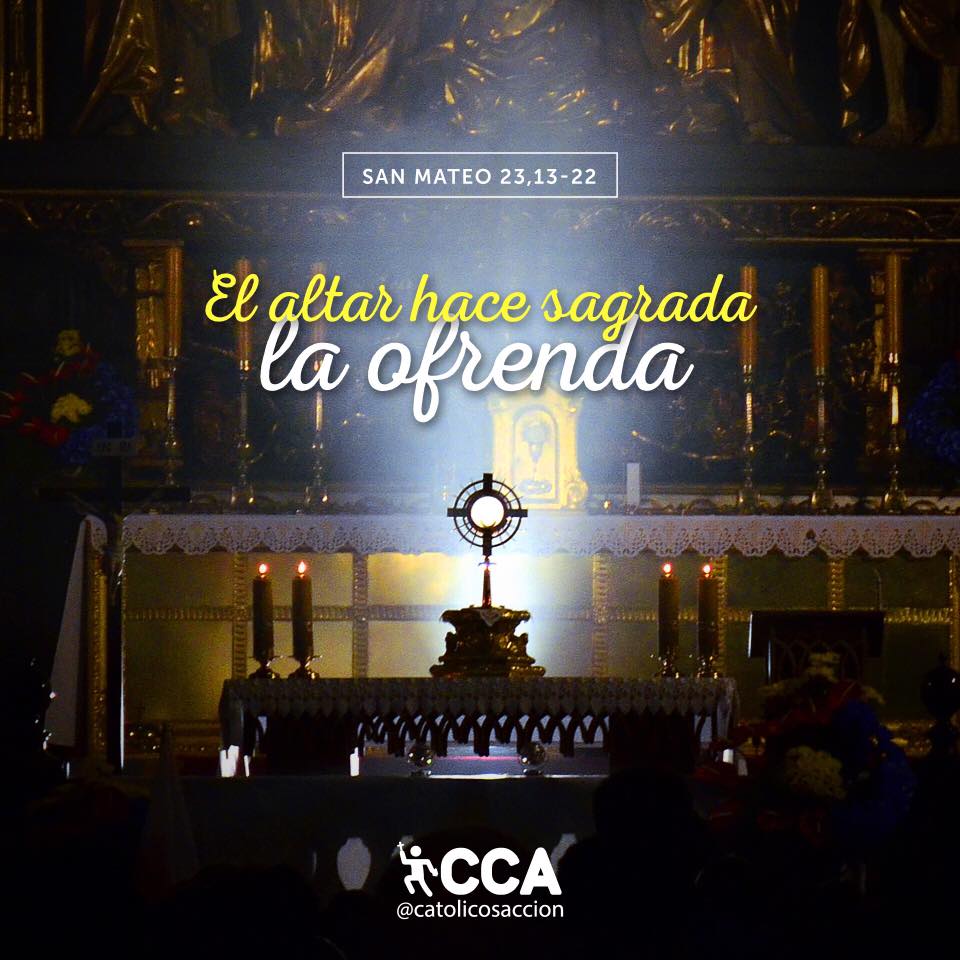 Católicos - Evangelio según San Mateo 23,13-22. 