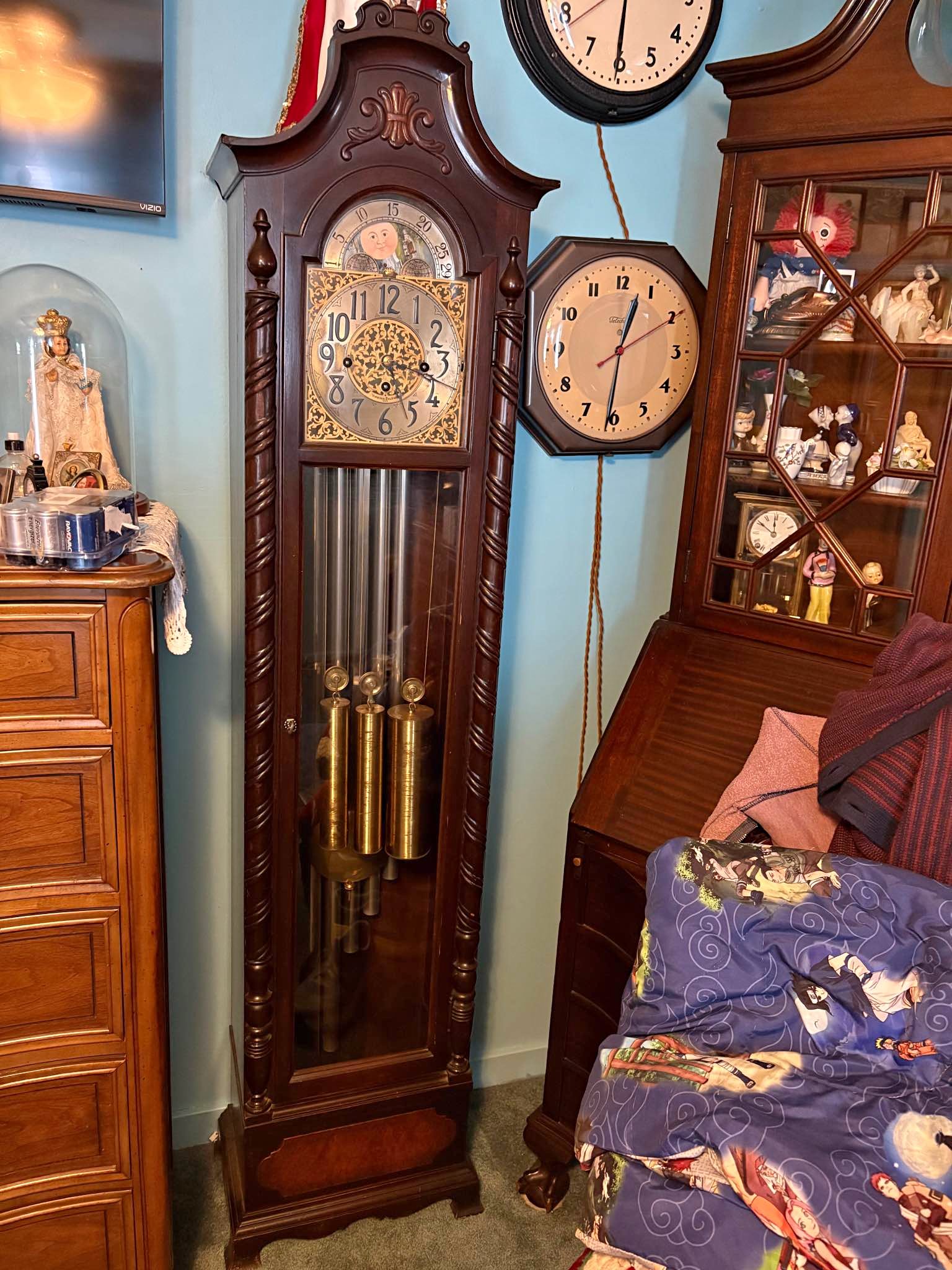 1933 Herschede Petite Tubular bell hall clock - Grandfather Clocks ...