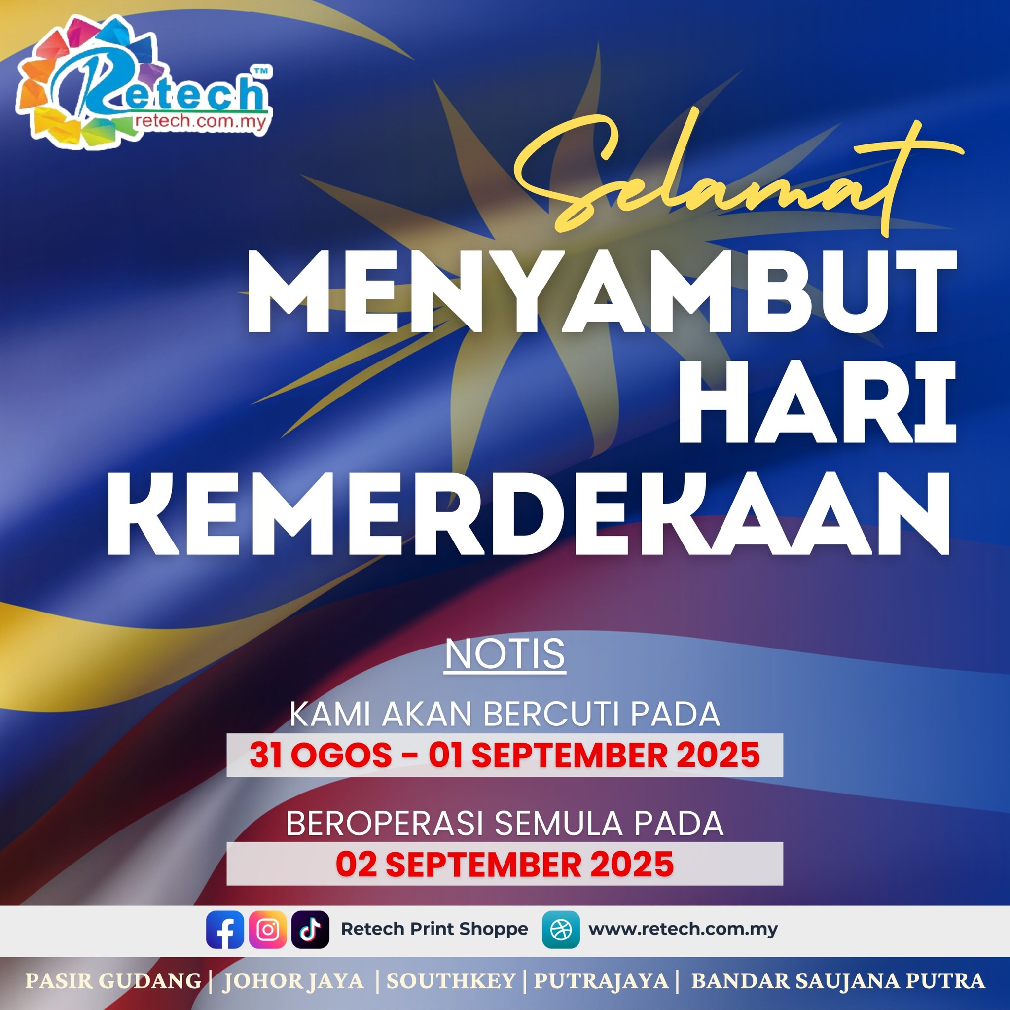 Retech Print Shoppe Sdn Bhd | Johor Bahru