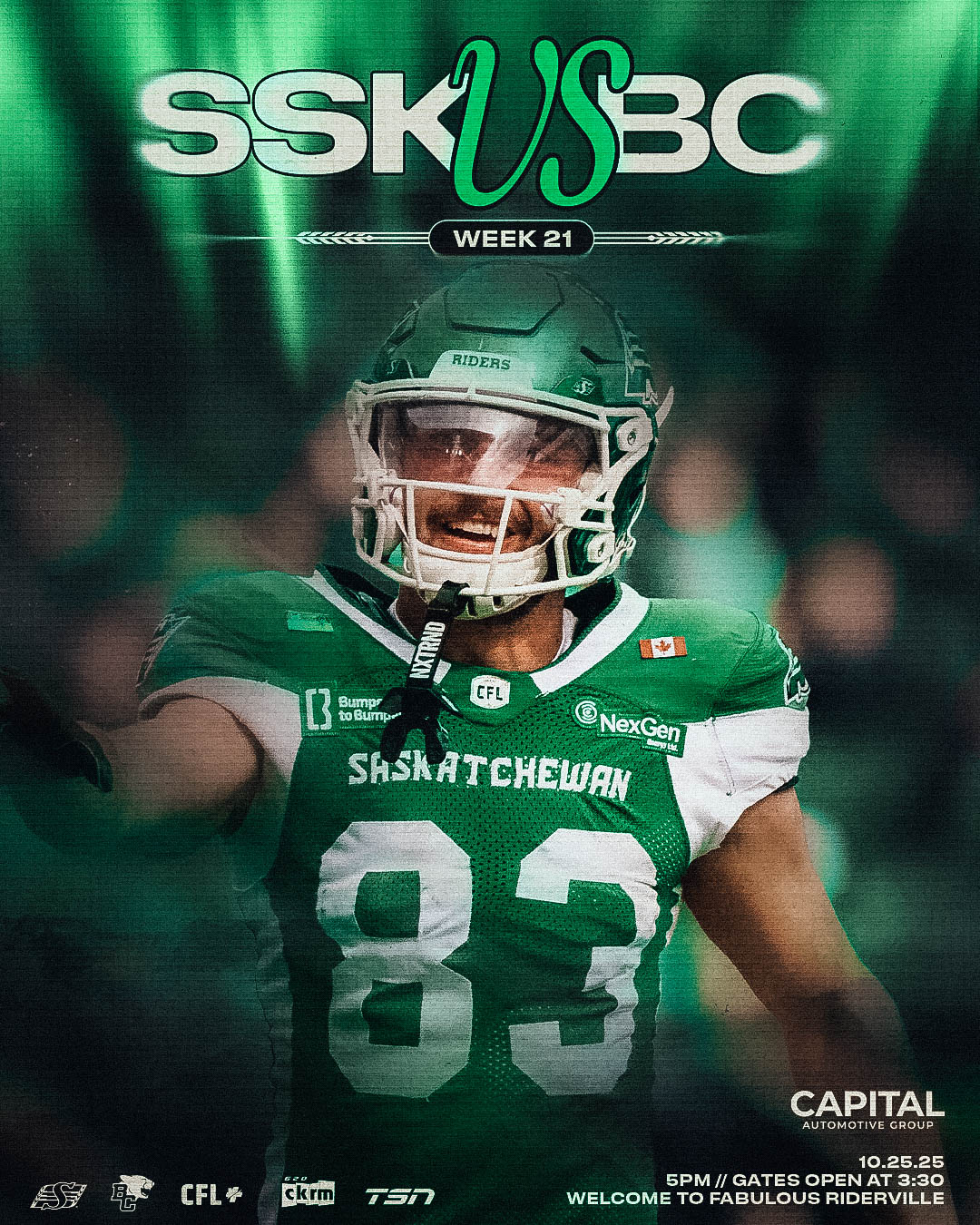 Saskatchewan - Time to get up! It's gameday in Fabulous Riderville🥳 📍 ...