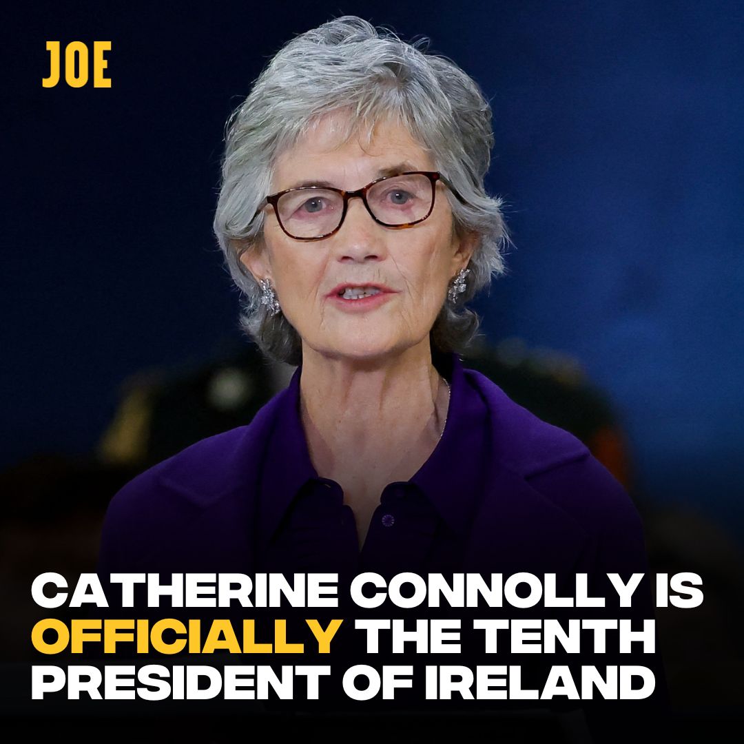 JOE.ie - Connolly has officially been inaugurated 🙌 | Facebook