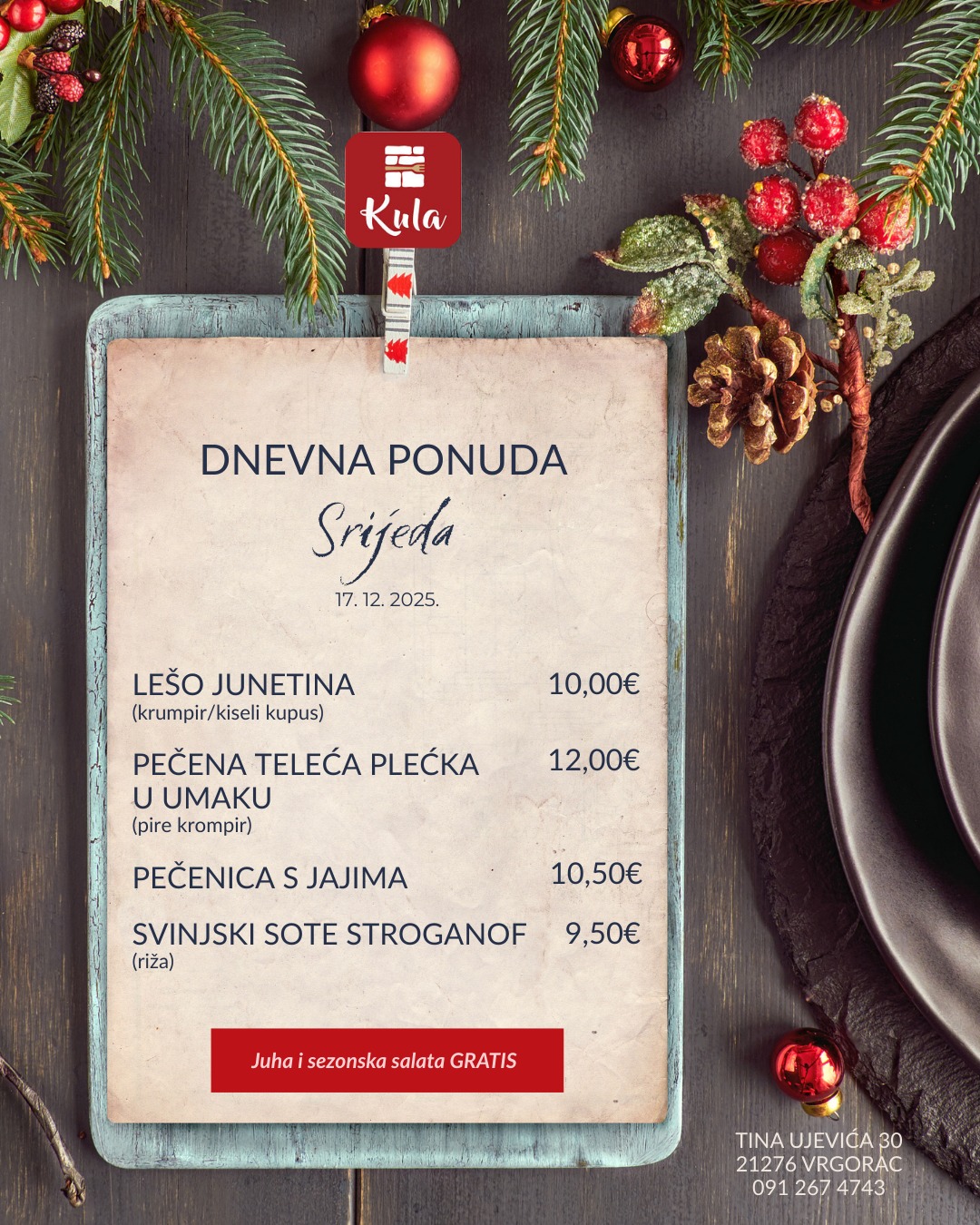 Restoran Kula | Vrgorac