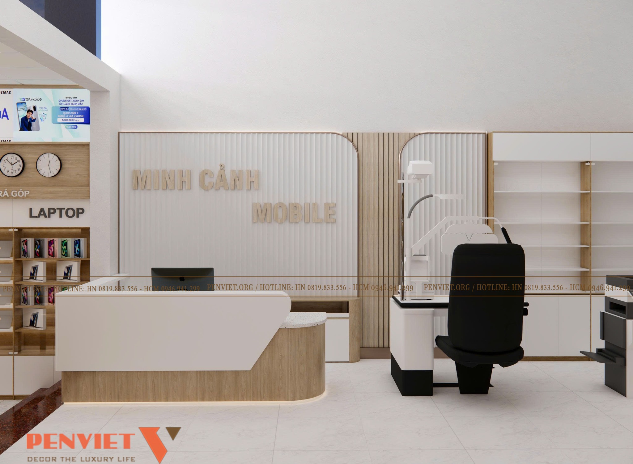 Thiết kế nội thất siêu thị mini | Hanoi