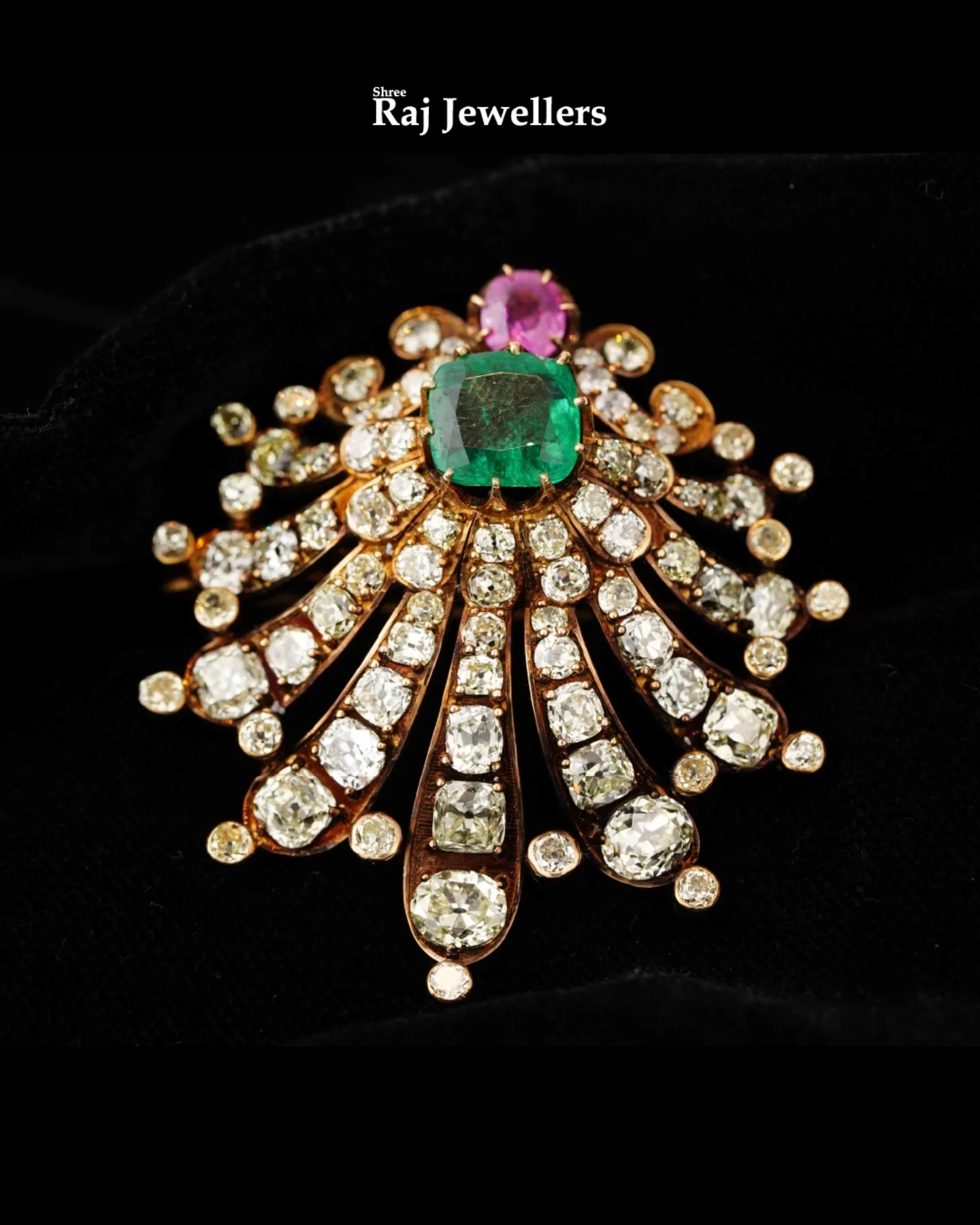 The Suriyan Brooch Pendant by Shree... - Shree Raj Jewellers | Facebook
