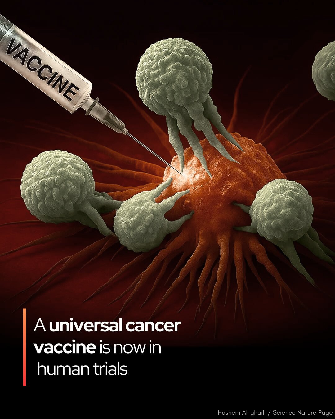 Hashem - 🧬 Universal Cancer Vaccine Edge: mRNA Trial Aims to Target All ...
