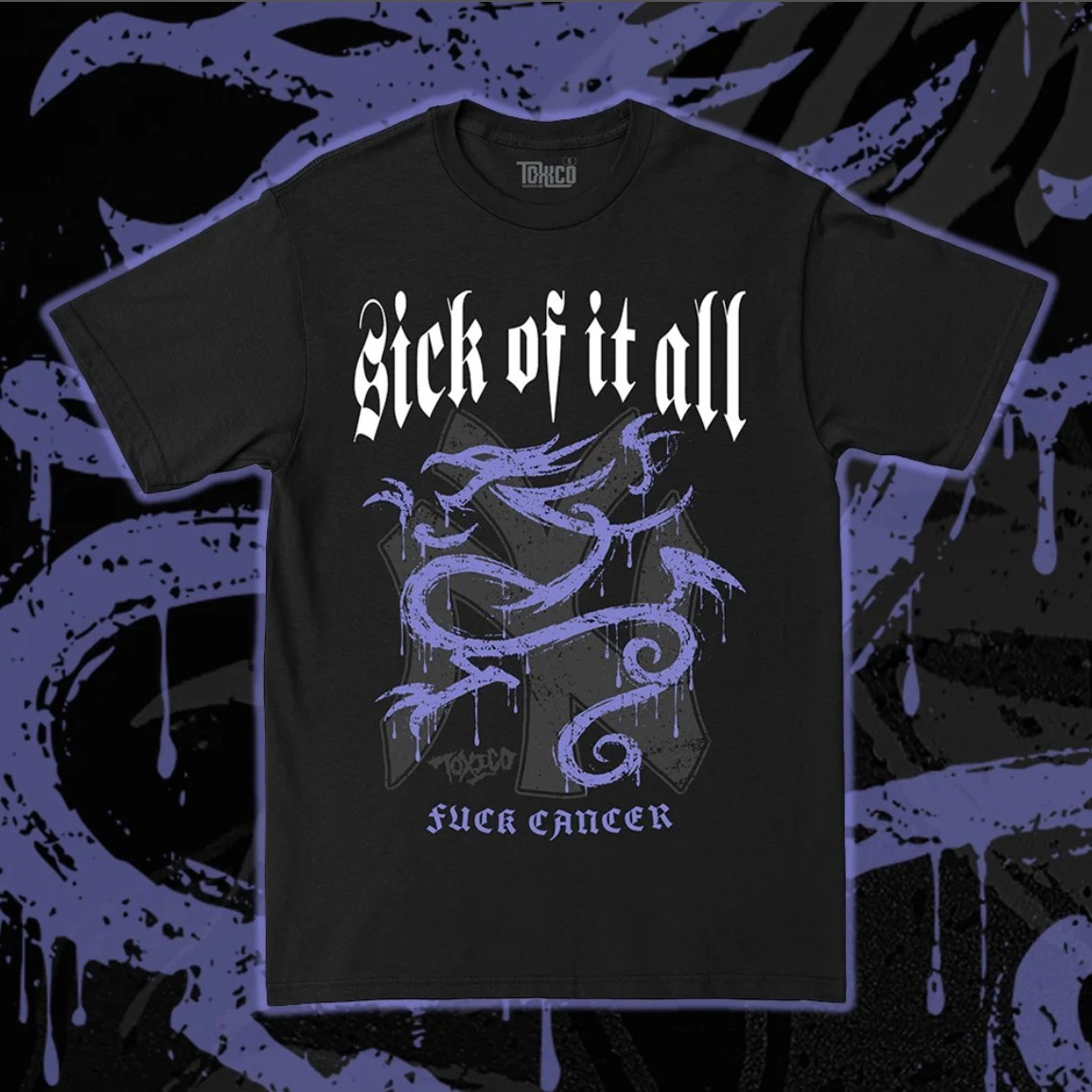 Our limited benefit T-shirt for Sick Of It All frontman Lou Koller
