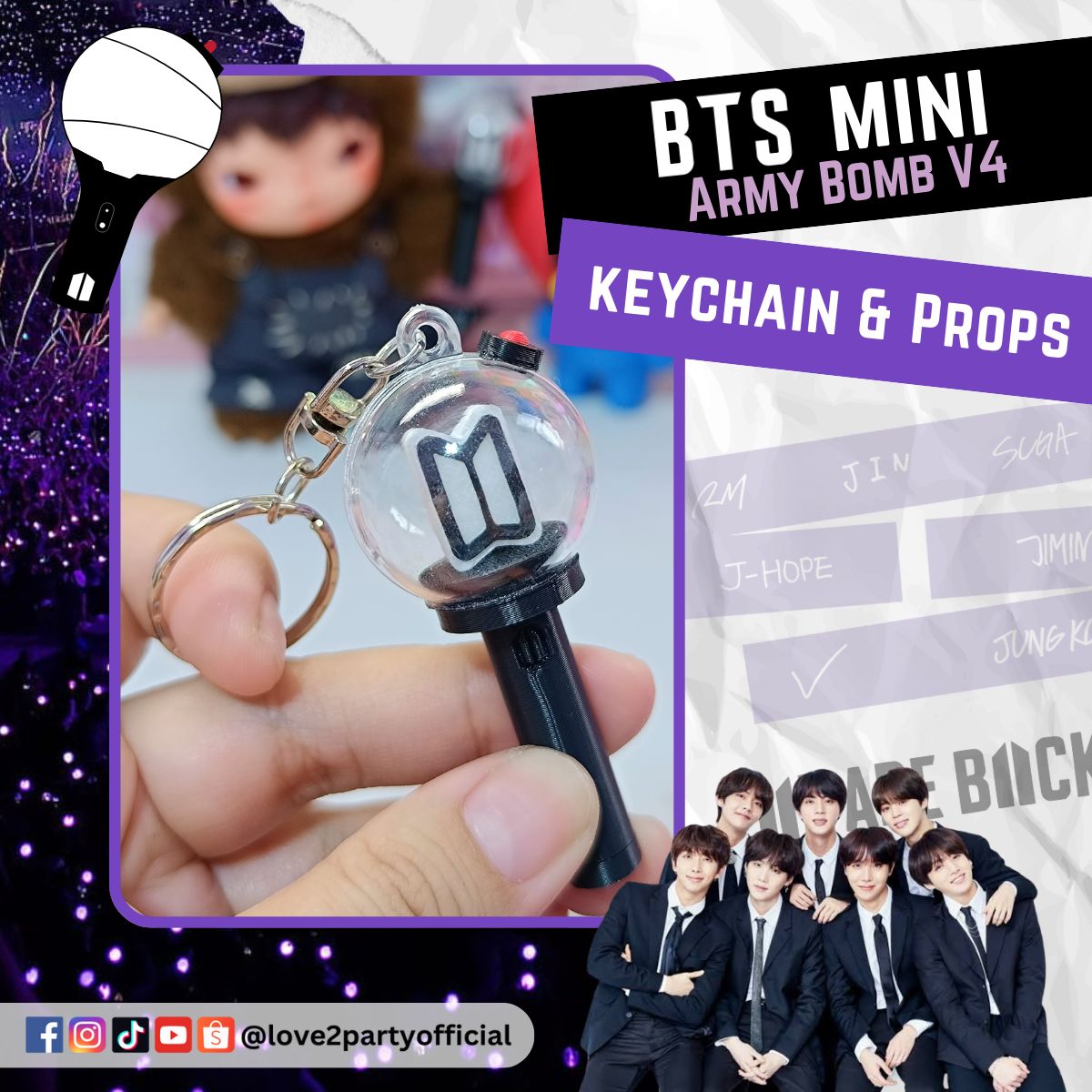 Because your bag deserves a concert upgrade ? Miniature Army Bomb 