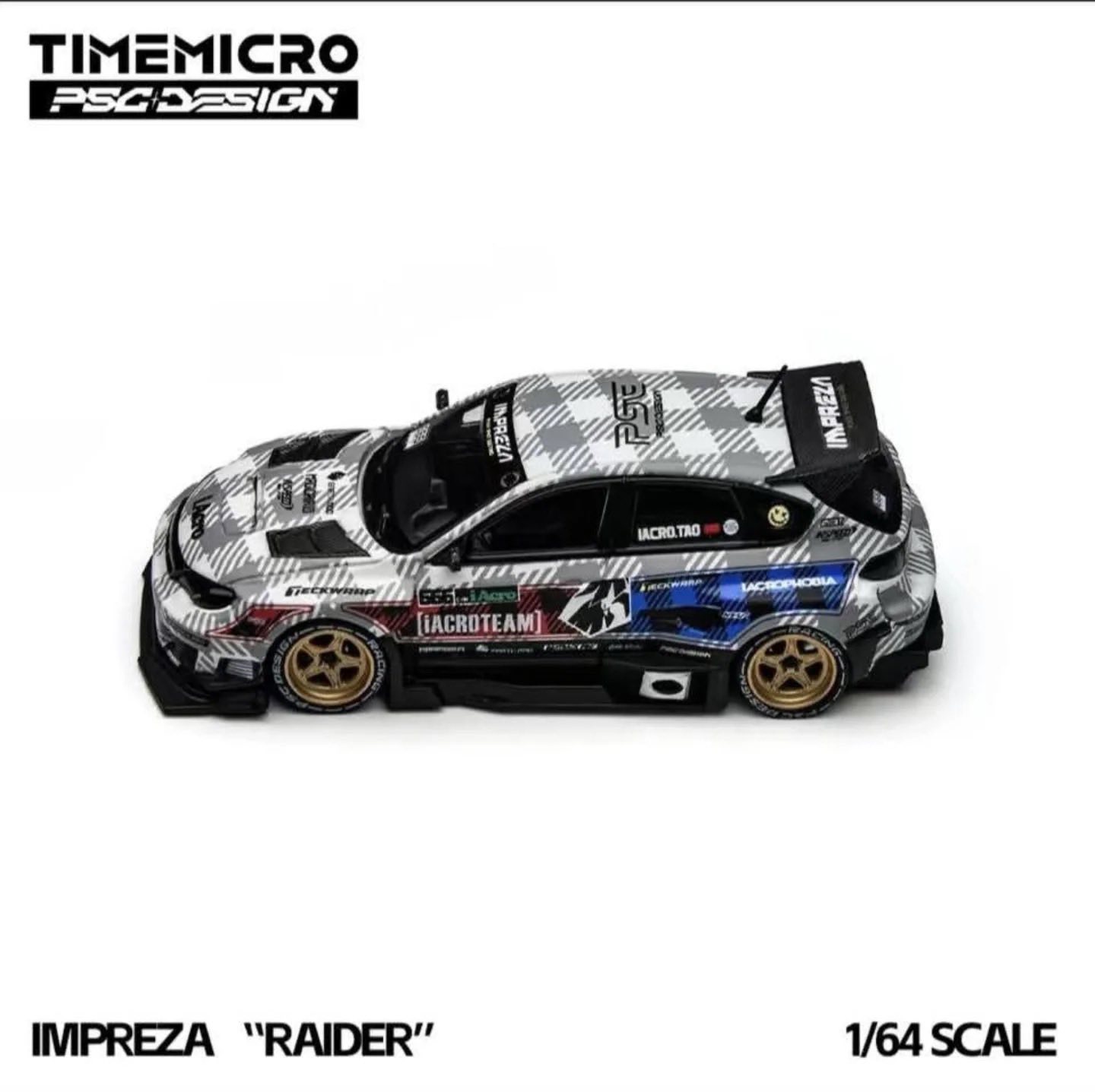 Time Micro PSC Design x iACRO Team 1/64 Subaru Impreza “Raider