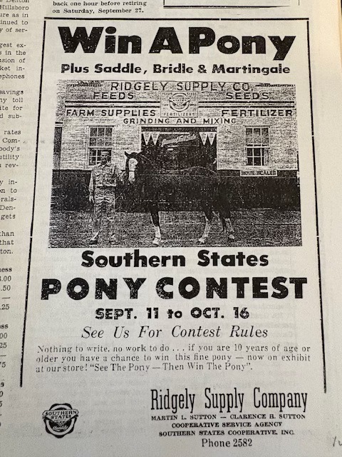 Ridgely Historical Society... - Ridgely Historical Society