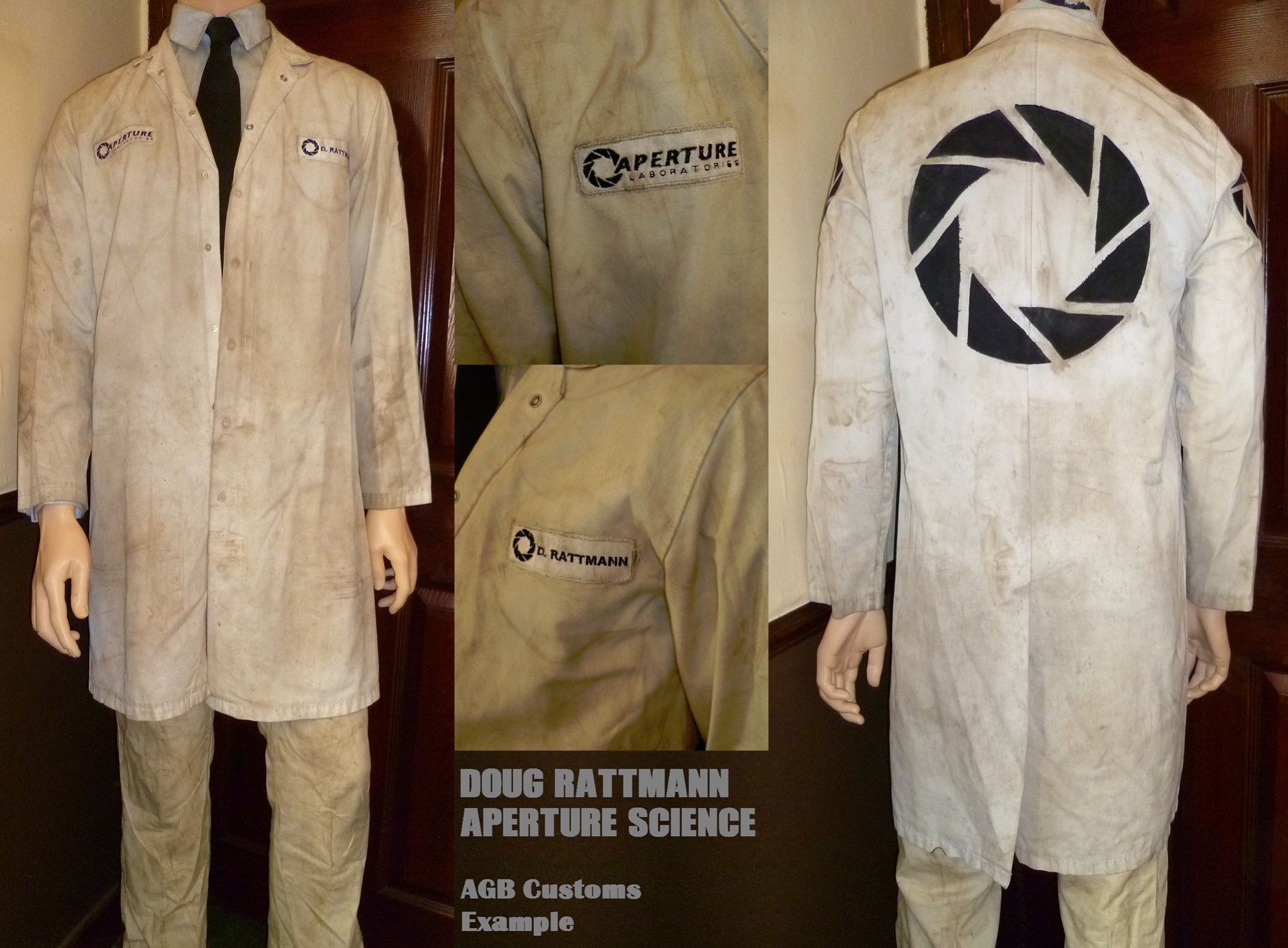 AGB - Doug Rattmann, Aperture Science Lab Uniform, Portal ''Lab Rat ...