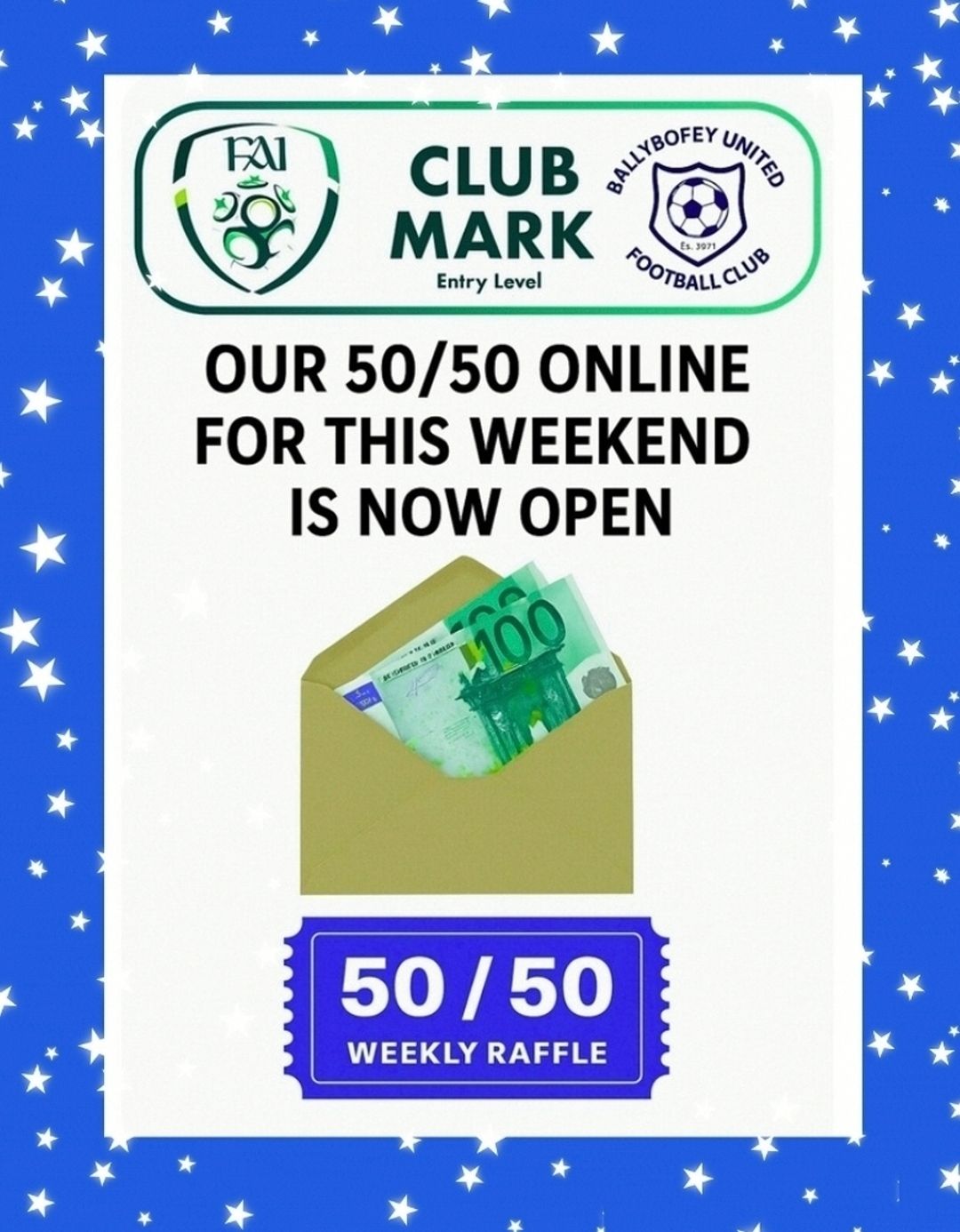 Ballybofey - Our 50/50 Weekly Raffle is now LIVE for this weekend ...