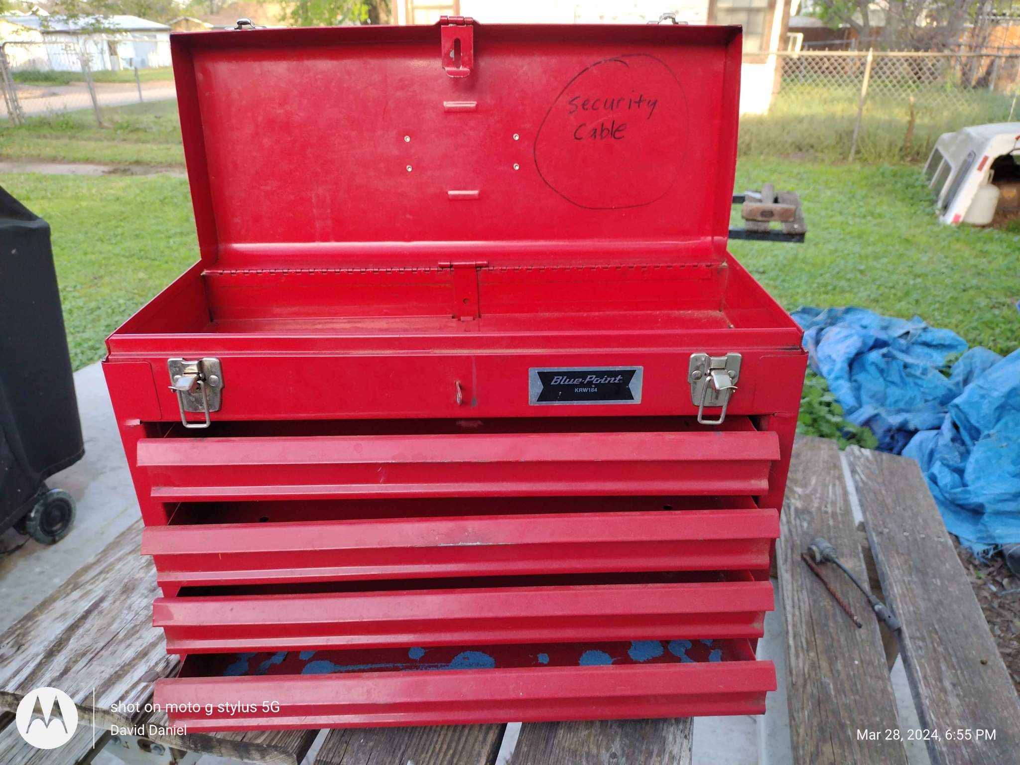 Small Blue-Point Toolbox KRW184 - Tool Boxes, Belts & Storage - Wichita ...