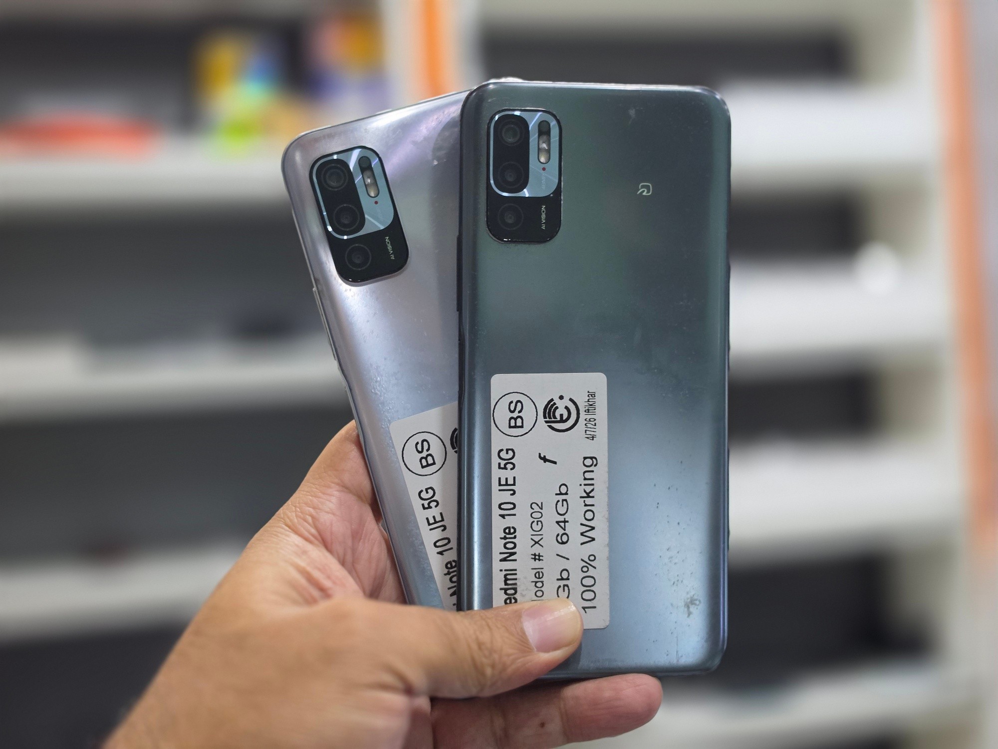 Redmi Note 10 JE 5G 4GB 64GB Non PTA Sim time Available Rs.17000
