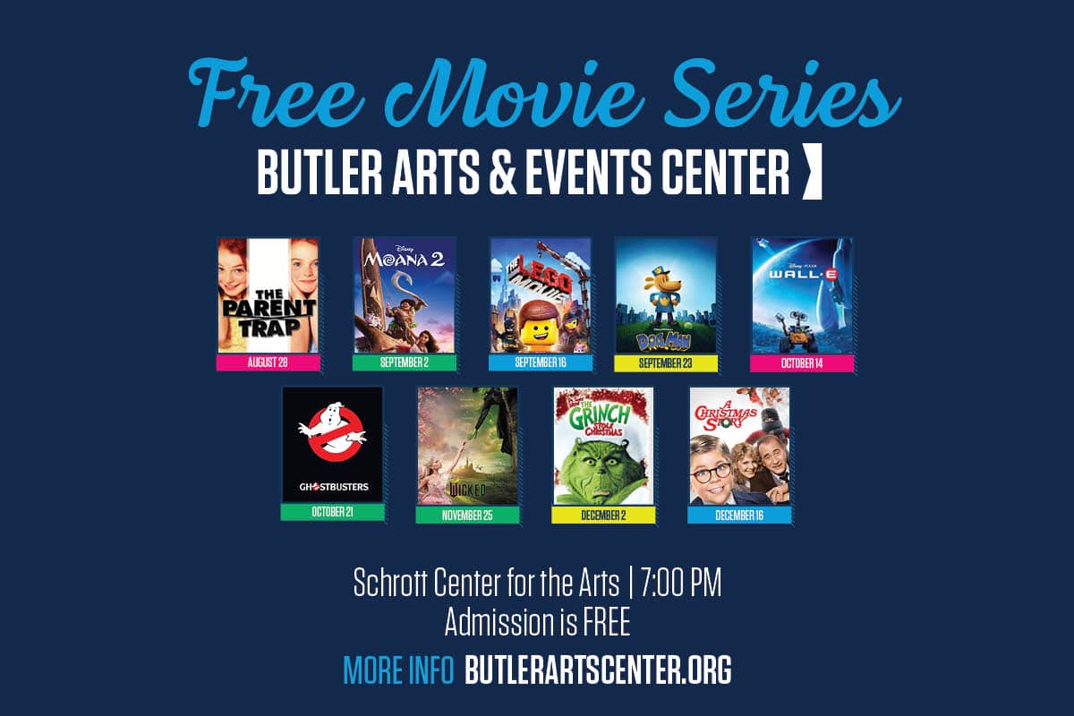 Indy's - 🍿 Budget-friendly family night? The Butler Arts & Events ...