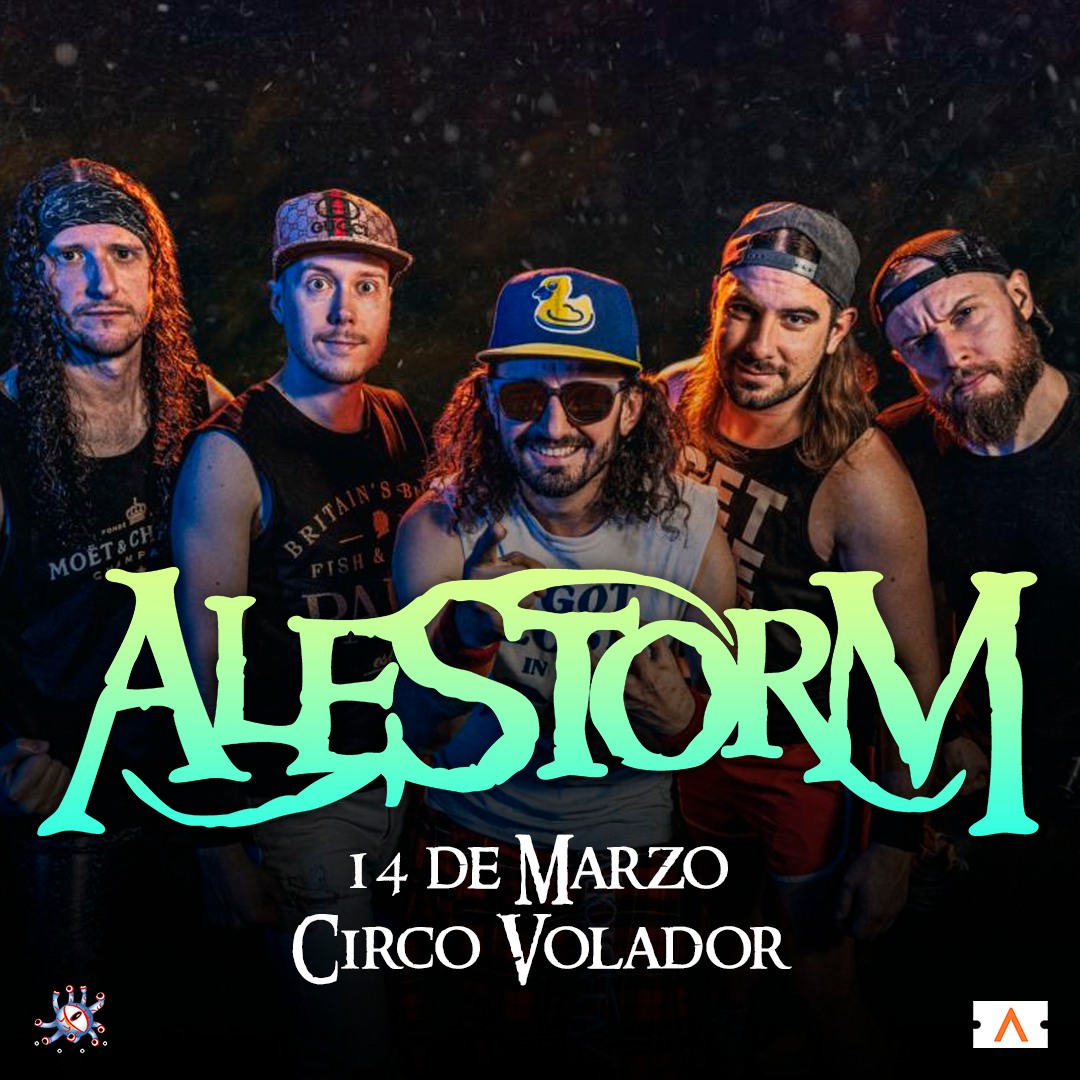 🏴‍☠️ ALESTORM – 14 de marzo 2026,... - Eyescream Productions | Facebook