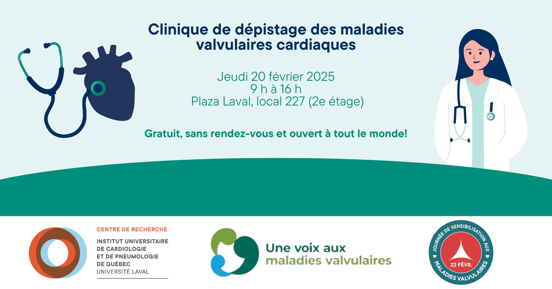 Clinique de dépistage des maladies valvulaires cardiaques