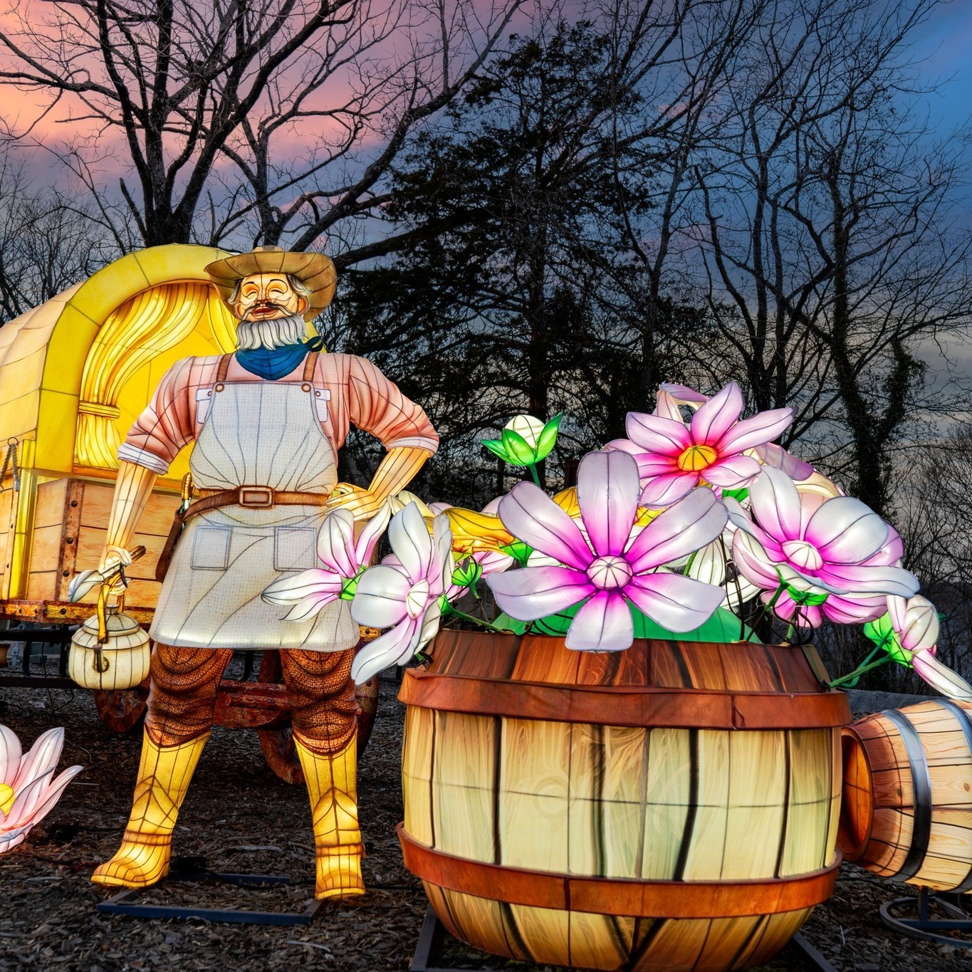Experience the magic of the Ozarks after dark! 🌟 Ozarks Aglow is