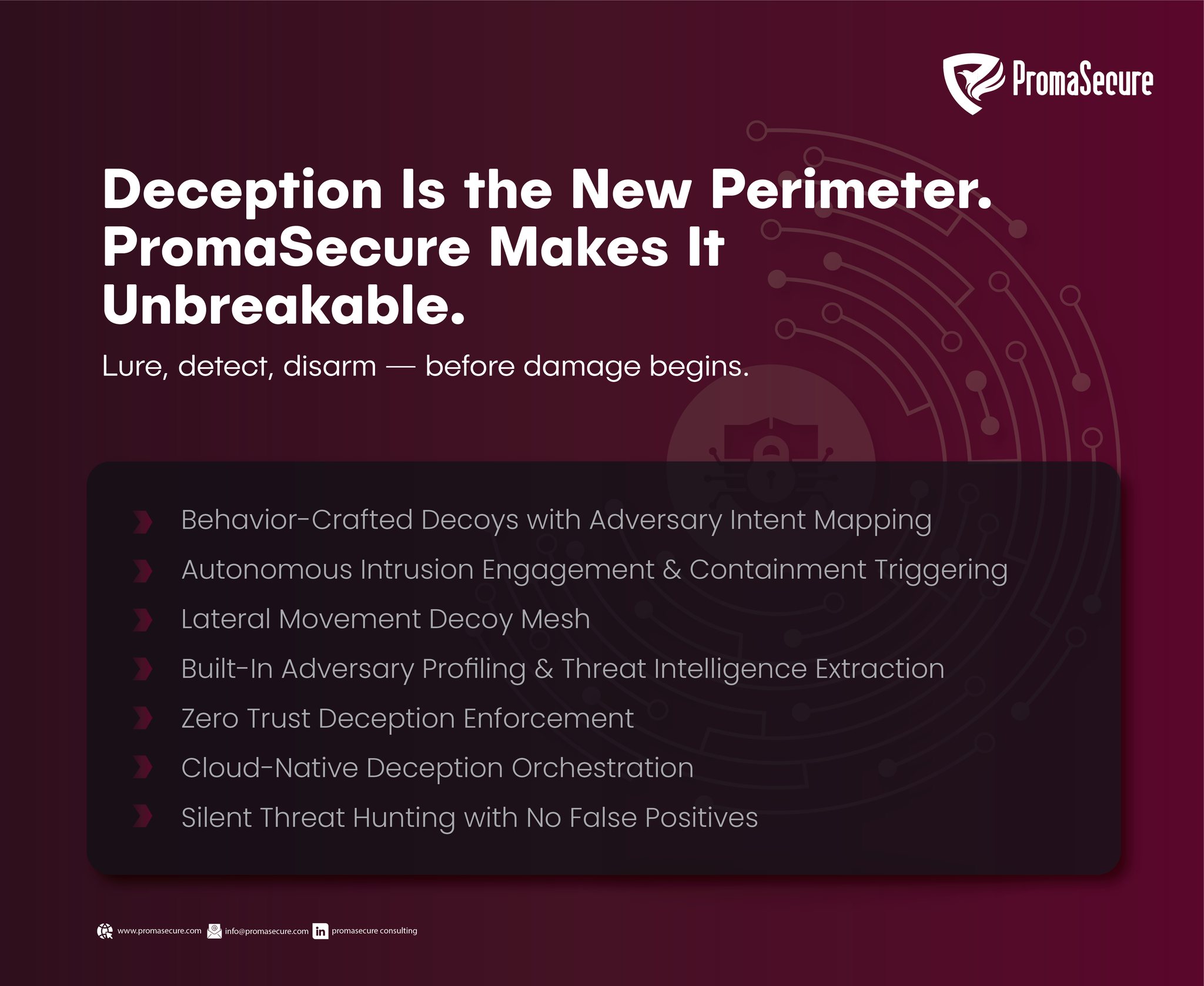Promasecure - 🔐 Deception is the New Perimeter. At PromaSecure, we don ...