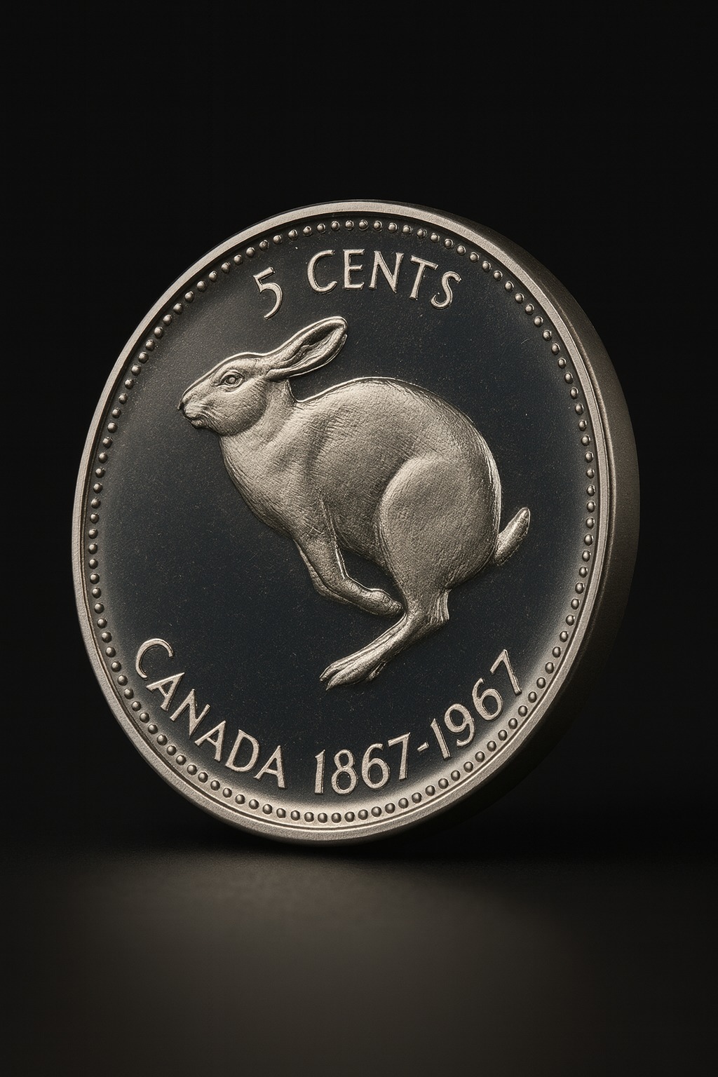 North - 1967 Rabbit Nickel – Canada’s Centennial 5-Cent Design In 1967 ...