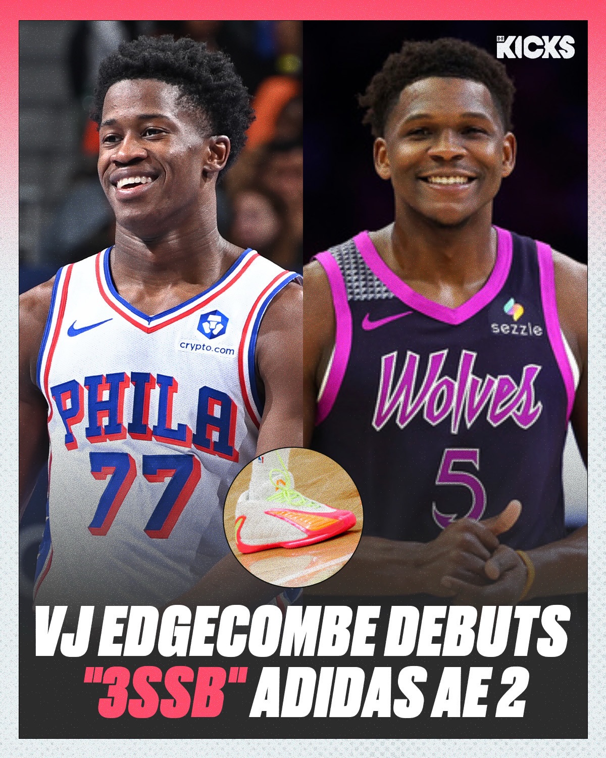 vj.edgecombe laced up the “3SSB” adidas AE 2 for Game 5 ?