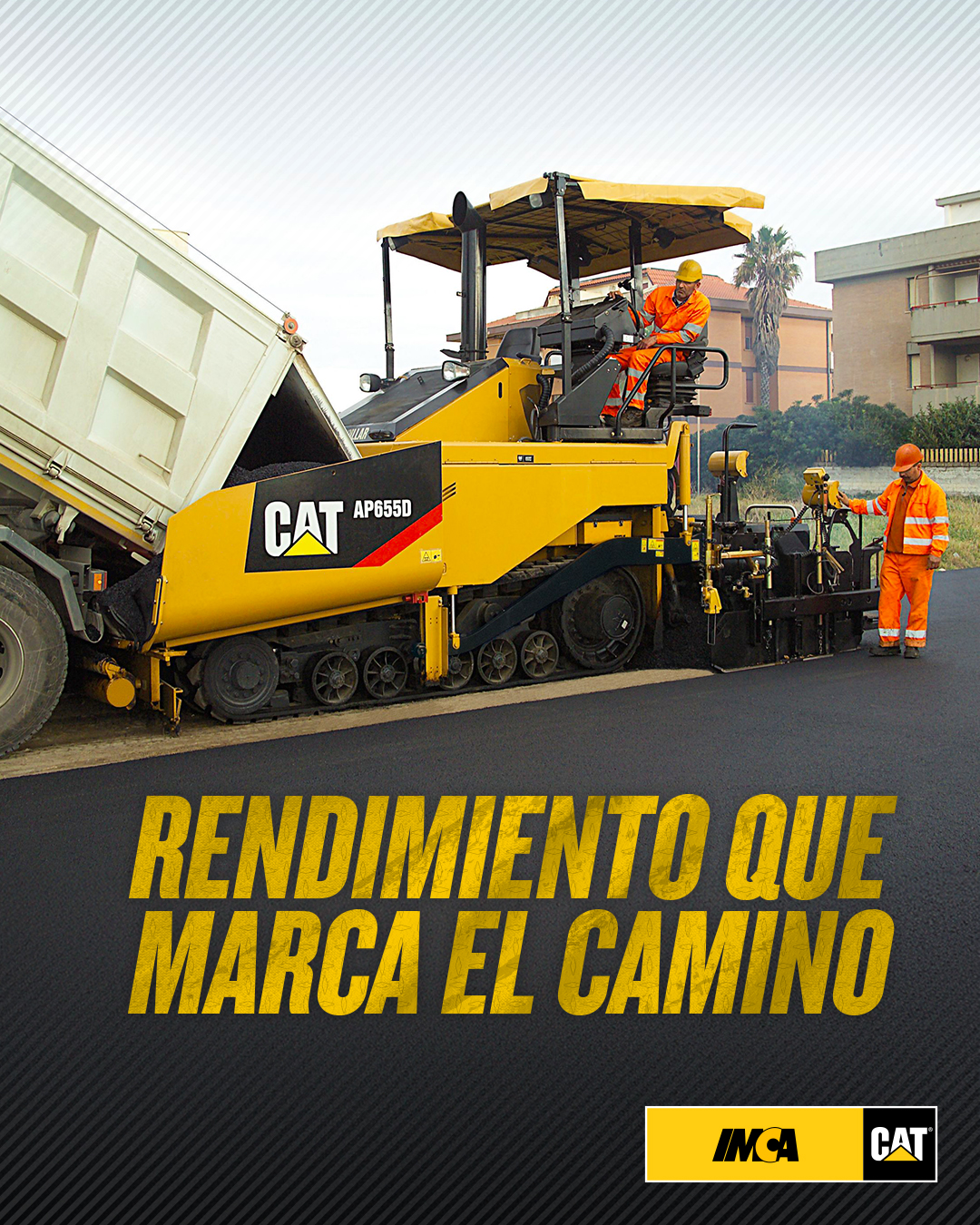 IMCA - La Pavimentadora de Asfalto AP655 de Caterpillar está diseñada ...