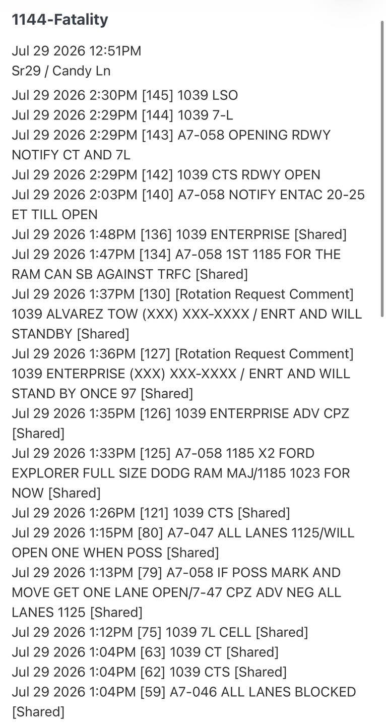 【③・テスト出品】Carp schedule 2021 Fatal TC. Hwy 29, near Twin Lakes, LL. Just on break from work, so