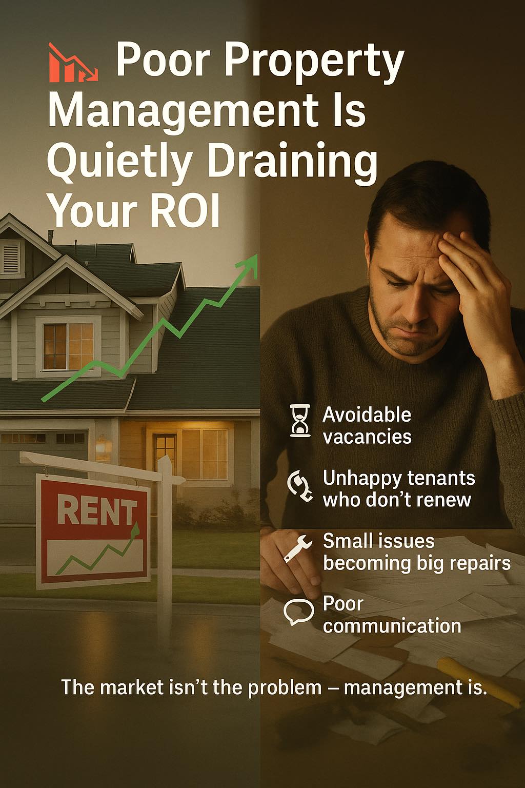 EVERGROW - 📉 Even in a strong rental market, poor property management ...