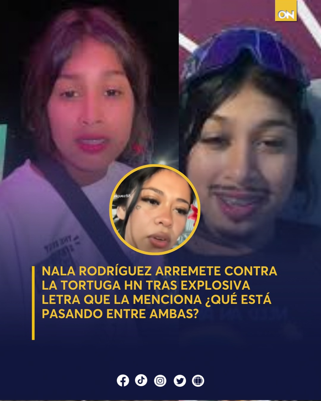 Canal - Nala Rodríguez y La Tortuga HN protagonizan fuerte cruce en ...