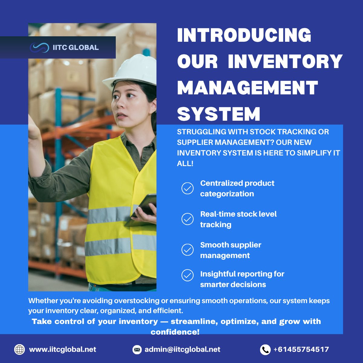 IITC Global - 📦 Your Inventory, Your Control! Say goodbye... | Facebook