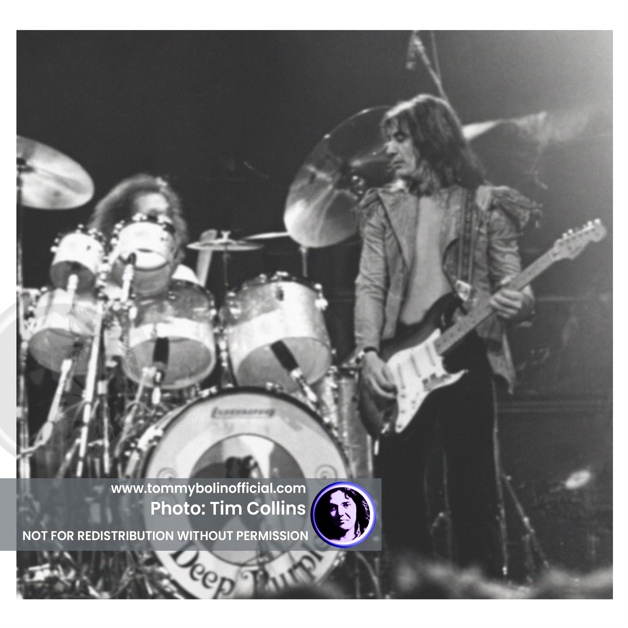 Tommy - A previously unseen shot of Ian Paice and Tommy Bolin during ...