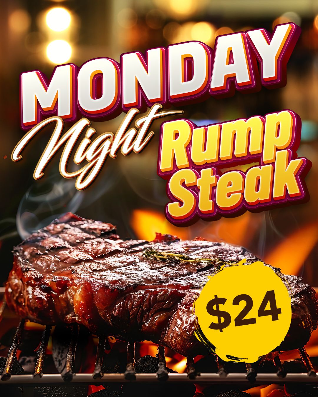 Club - 🥩 Steak for dinner? Yes, please! Just $24 for a perfectly cooked ...