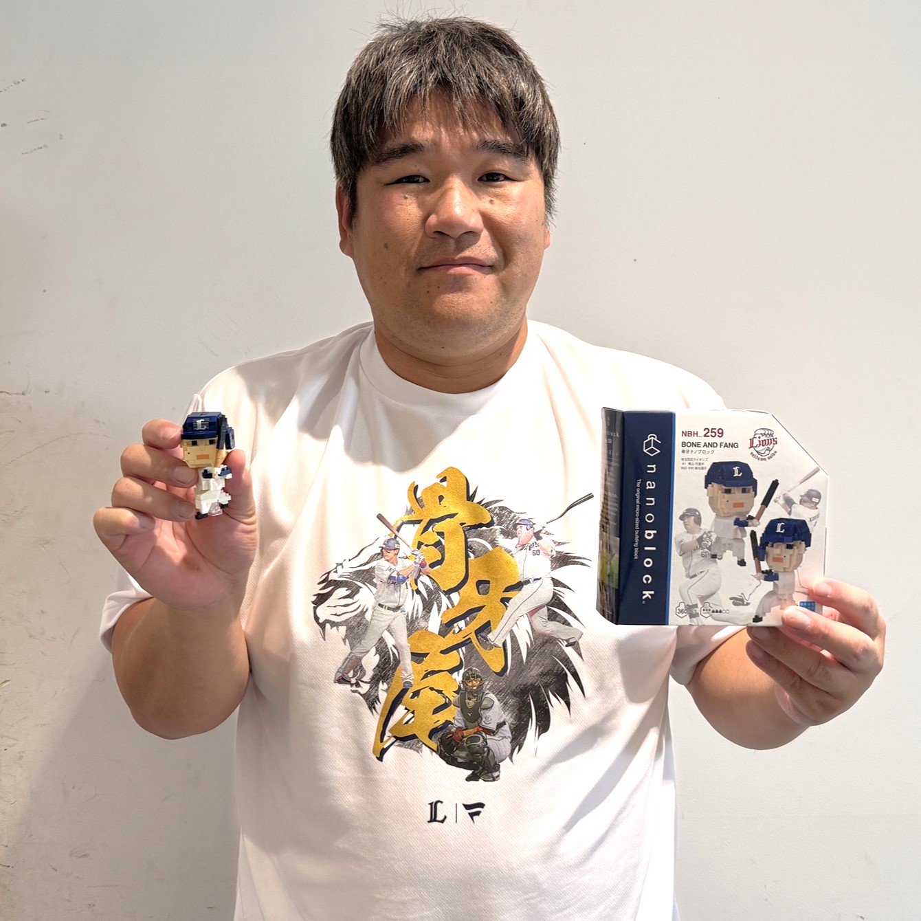 中村剛也 選手・ #栗山巧 選手の 『骨牙ナノブロック』の販売決定