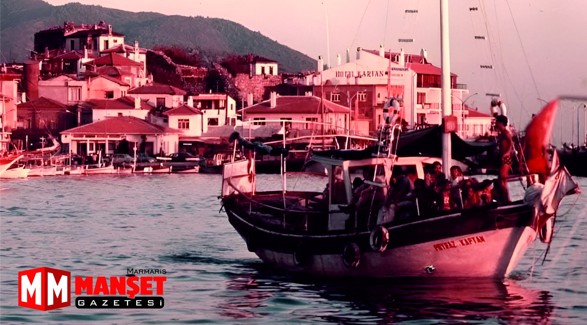 Marmaris - 70'li yıllar... Marmaris'te günlük tekne turlarının henüz ...