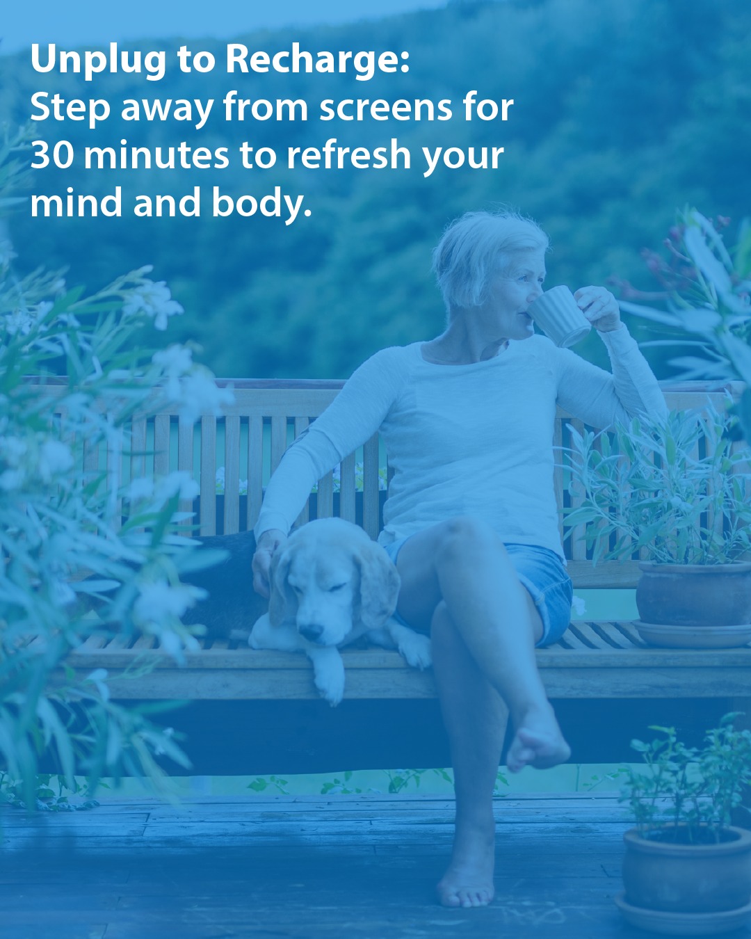 Wellness Tip: Take a tech break. Spending just 30 minutes away ...