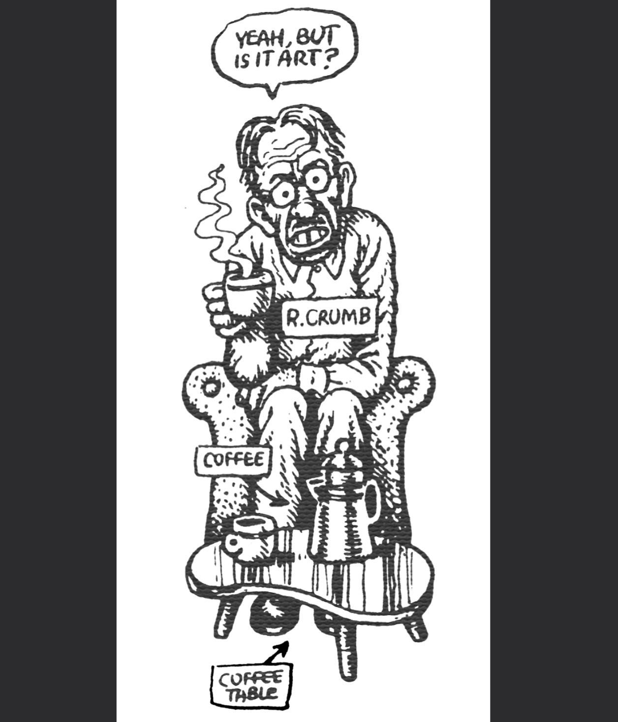 Crumb may have created this for a little frontispiece for The R