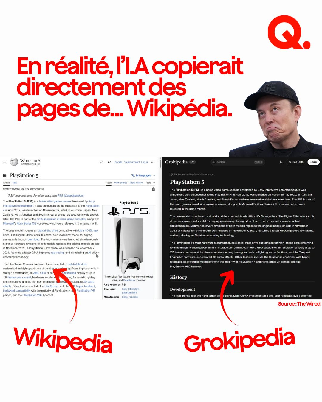 Quotidien - Son nom est Grokipedia. Financée par des dons et générée ...