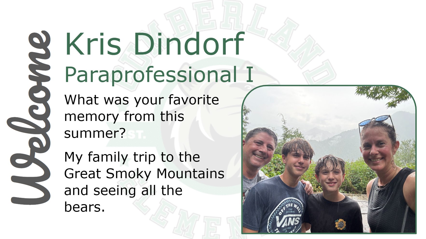 Whitefish - The District is excited to welcome many new team members ...