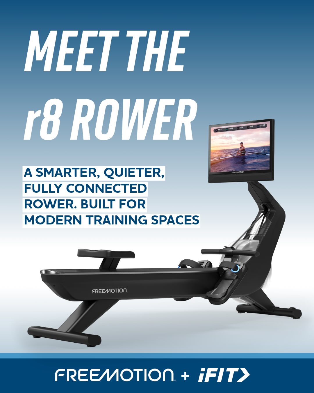 Meet the new r8 Rower. Designed for... - Freemotion Fitness | Facebook