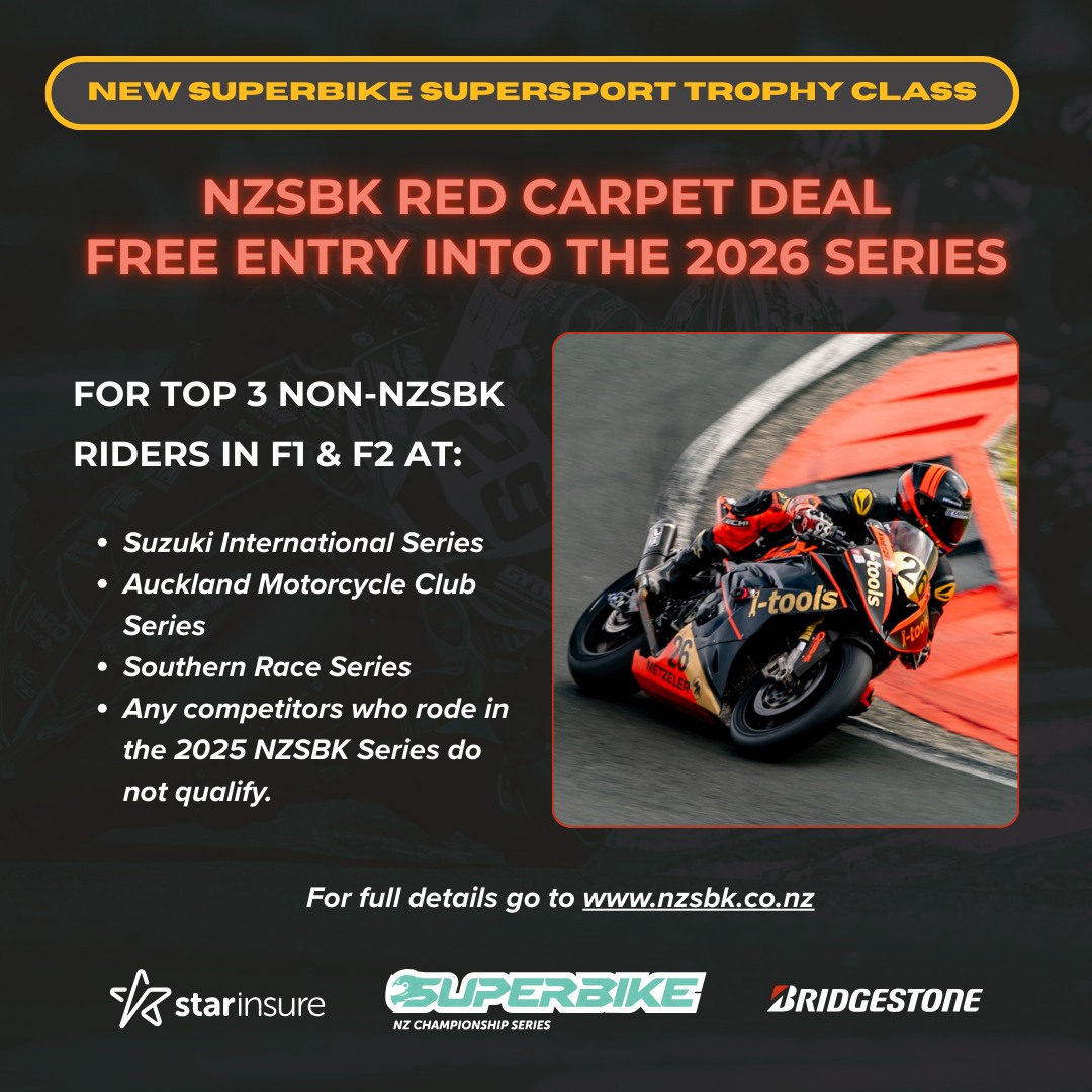 NEW Superbike Supersport Trophy (SST)... - NZSBK Championship | Facebook