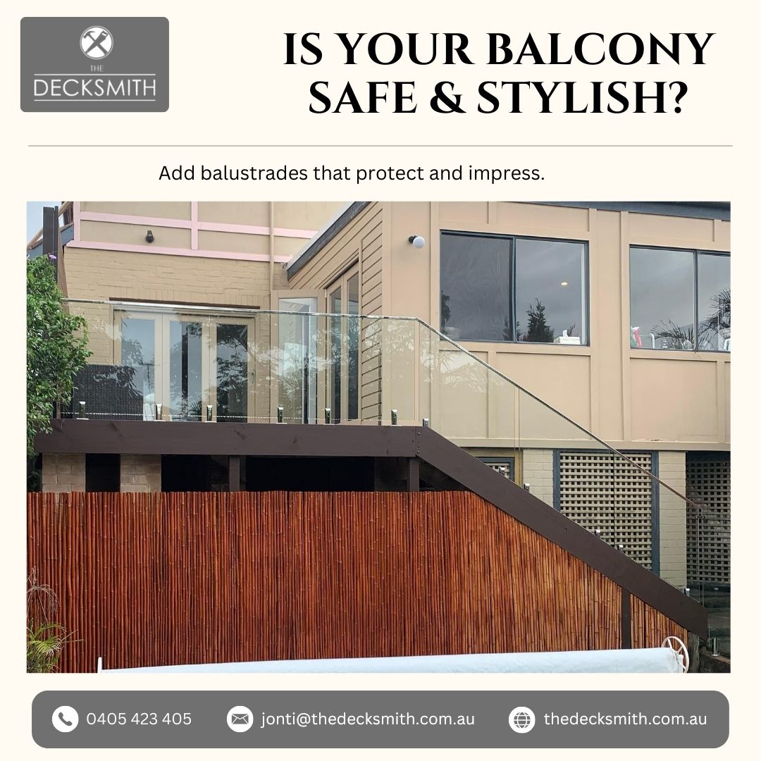 The Decksmith - 🚧 Safety meets elegance with The Decksmith... | Facebook