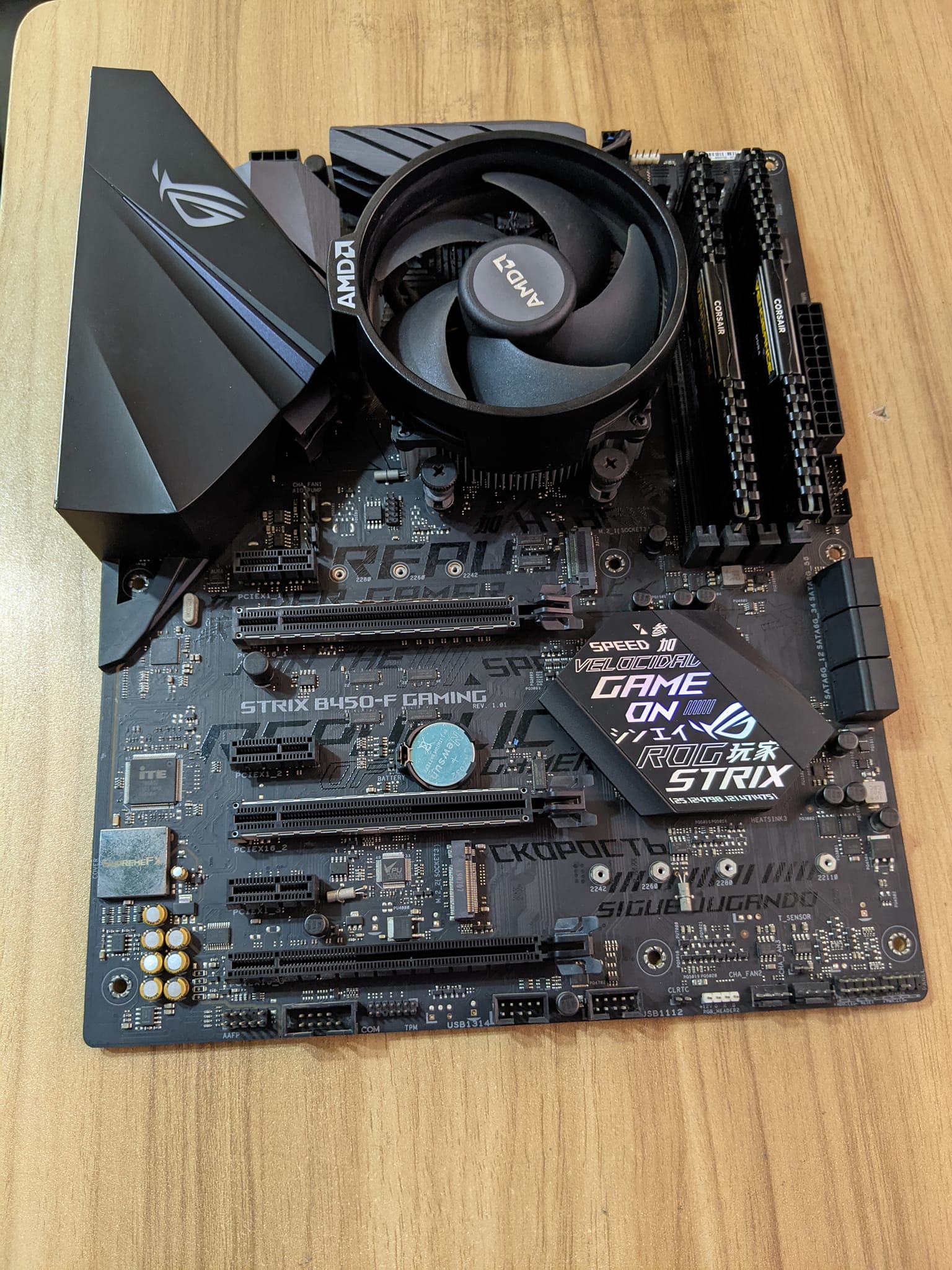 PCパーツ ASUS ROG STRIX B450＆Ryzen5 1600セット