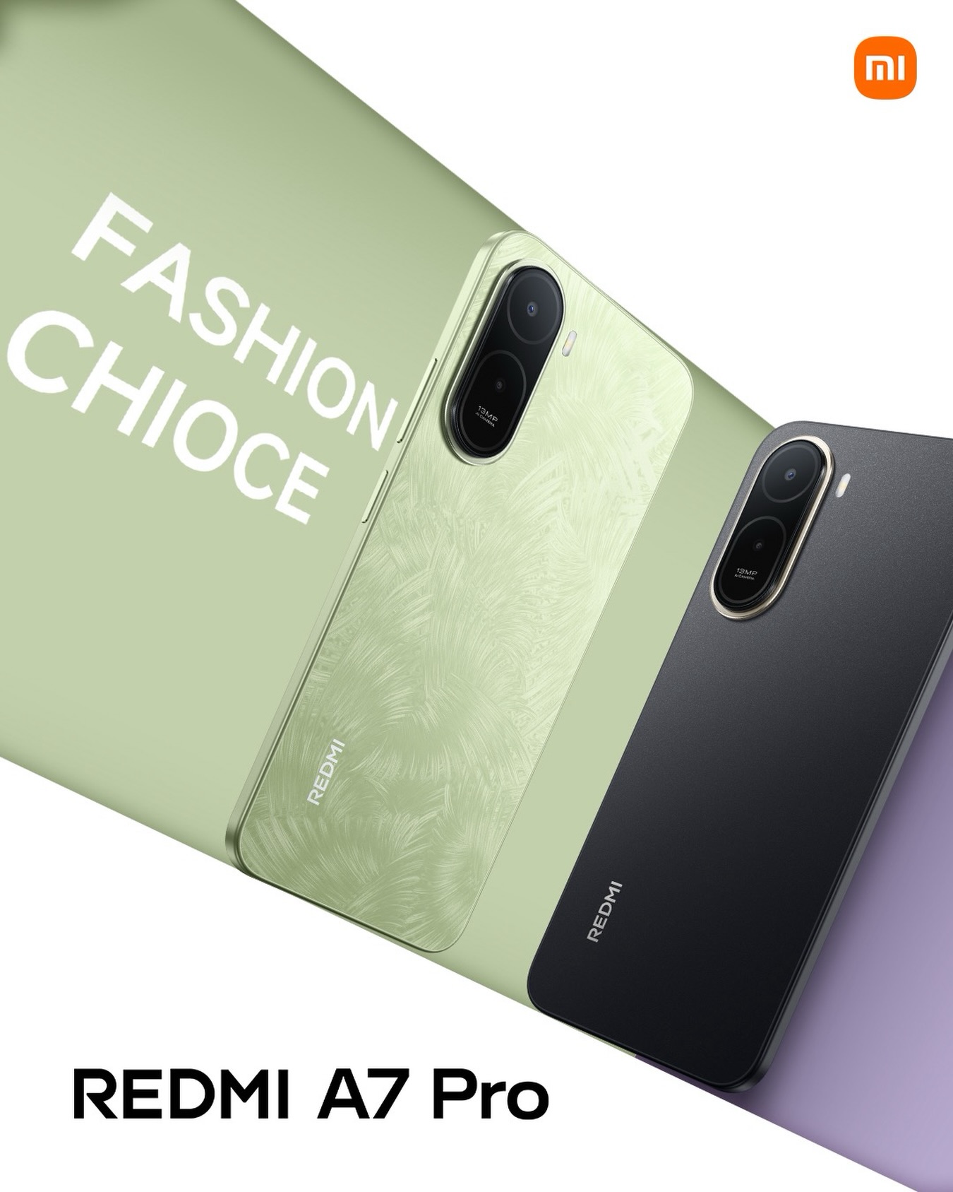 Fresh look. Fresh energy. 🌿 The Redmi A7 Pro – Fresh Green is