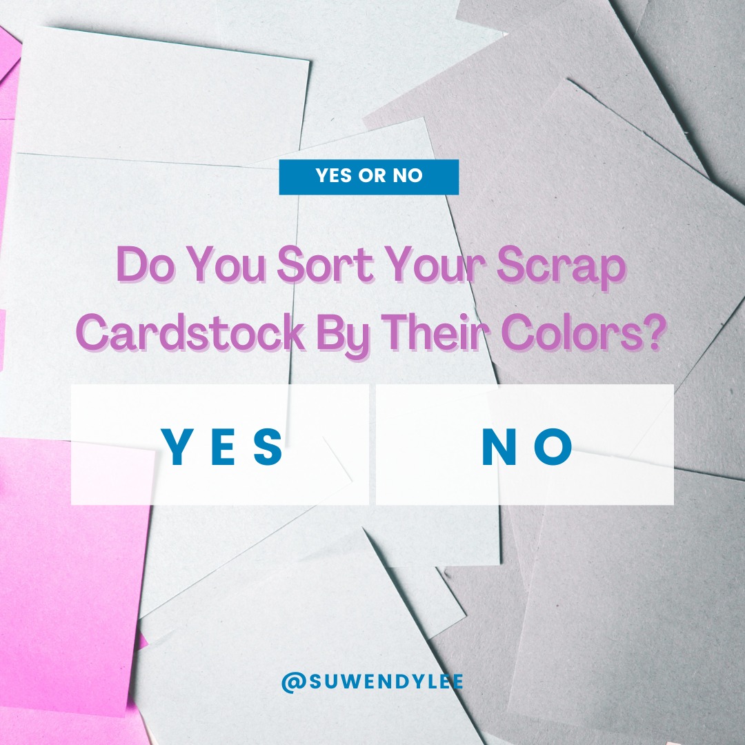 Creativelee - Attention Crafters ️…Yes or No? Do you sort your scraps ...