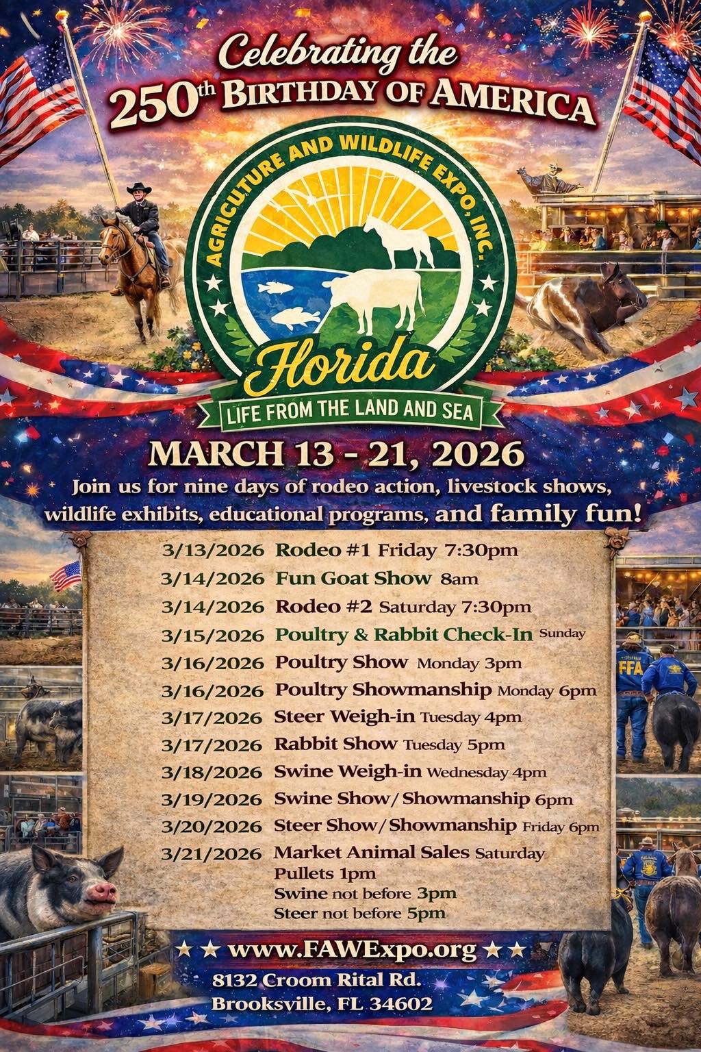 Citrus Stampede Rodeo, Inverness, FL